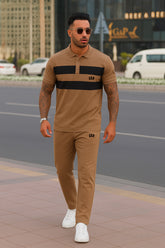 GAP Cotton PQ Embroidered Logo Skin-Black Tracksuit