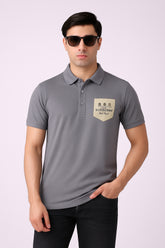 Burbury Grey Signature Polo – Premium Dryfit Edition