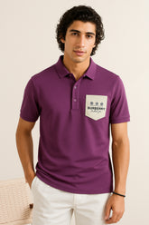 Burbury Purple Signature Polo – Premium Dryfit Edition