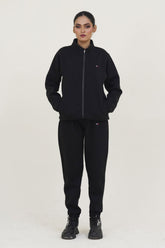 Tomy-Mockneck Warm-UP Black Tracksuit