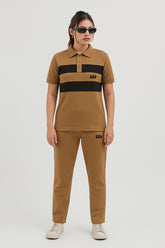 GAP-Women Cotton PQ Embroidered Logo Skin-Black Tracksuit