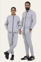 Tomy-Mockneck Warm-UP Light Grey Unisex Tracksuit
