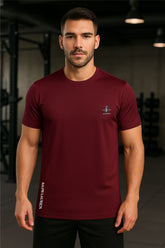 RL Performance Dryfit Tee Maroon – Moisture-Wicking Dryfit Fabric