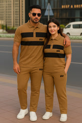 GAP-Unisex Cotton PQ Embroidered Logo Skin-Black Tracksuit