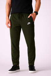 Nikee Men’s Dark Green Performance Zip Pocket Trouser