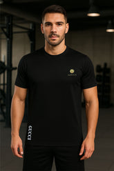 Guccii Performance Dryfit Tee Black – Moisture-Wicking Dryfit Fabric
