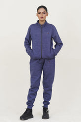 Tomy-Mockneck Warm-UP Blue Tracksuit