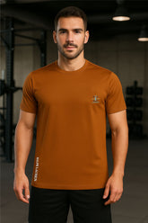 RL Performance Dryfit Tee Mustard – Moisture-Wicking Dryfit Fabric