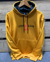 J-D Front Embroidery Logo Imported YELLOW Hoodie