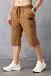 North FC Embroidered Logo Skin Cotton PQ Black Short