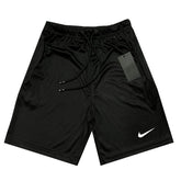 Men Dri-Fit NKE Black Reflector Logo 2-Quarter Short