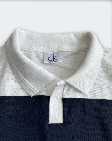 Calven Kleen Men’s Branded Cotton PQ Shirt in White