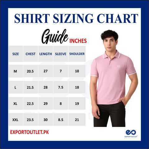 AX Signature Polo Shirt Pastel Pink – Contrast Collar Edition