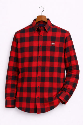 Men Casual Shirt in Wool