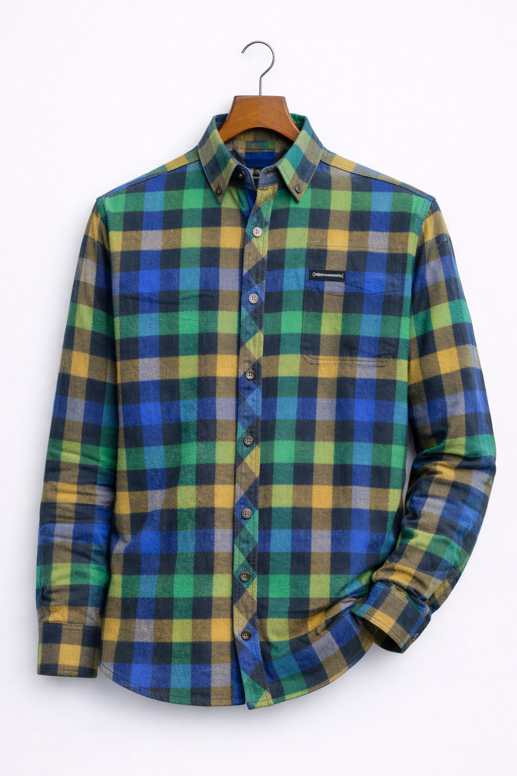 Men Casual Shirt in Wool
