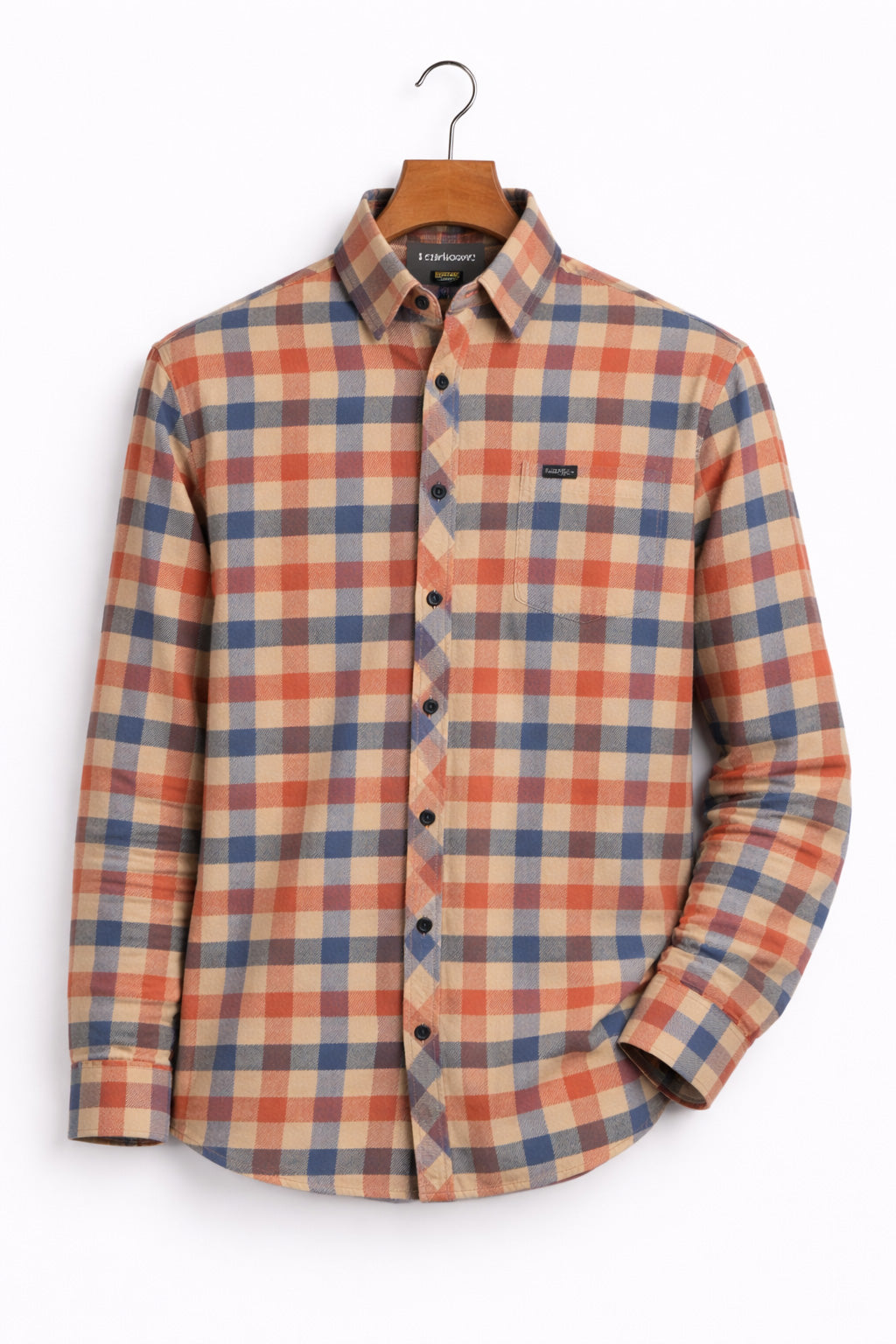 Men Casual Shirt in Wool
