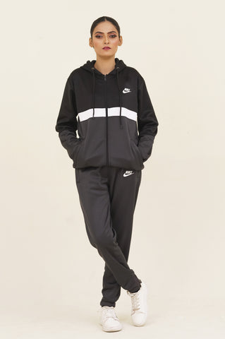 NK-Hoodie Warm-UP Grey Tracksuit