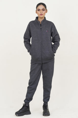 Tomy-Mockneck Warm-UP Grey Tracksuit