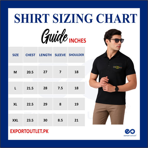Guccii Black Signature Polo – Premium Dryfit Edition