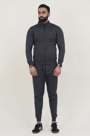 Tomy-Mockneck Warm-UP  Grey Tracksuit