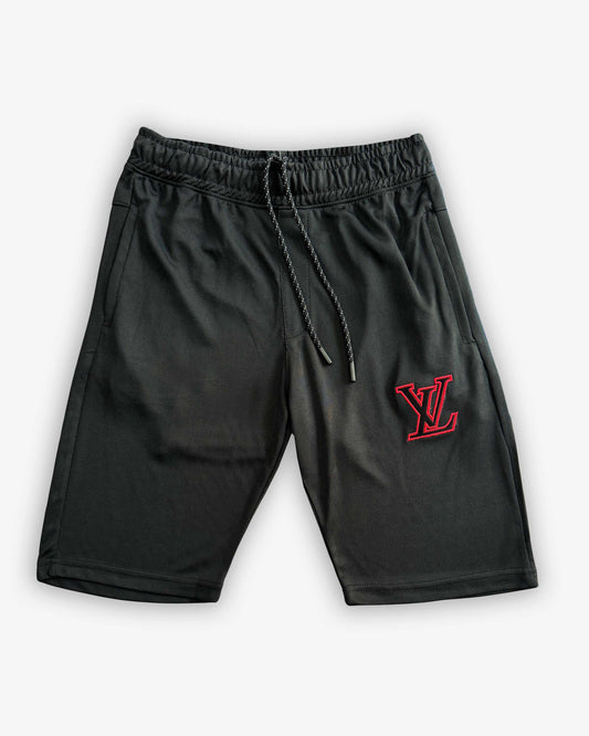 Pack Of 3 -LV Embroidered Logo Imported Dri-Fit Mesh Shorts