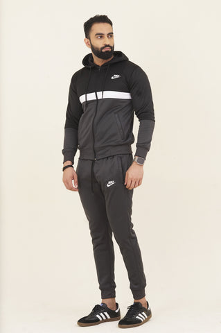 NK-Hoodie Warm-UP Grey Tracksuit
