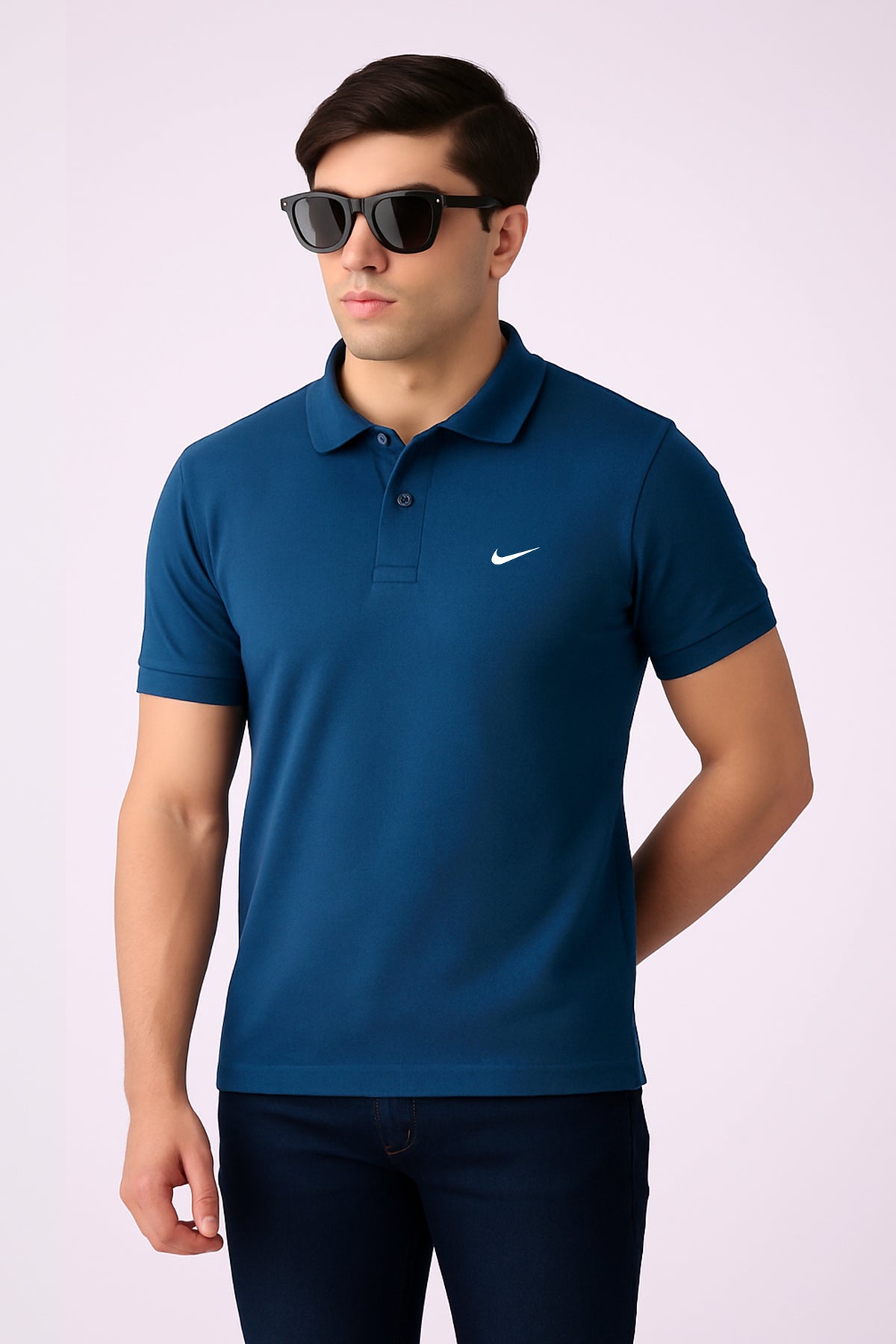 Nikee Men’s Zinc Cotton Polo Shirt