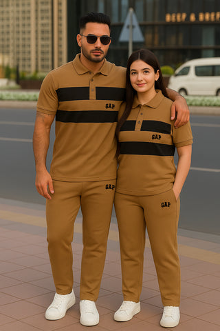 GAP-Unisex Cotton PQ Embroidered Logo Skin-Black Tracksuit