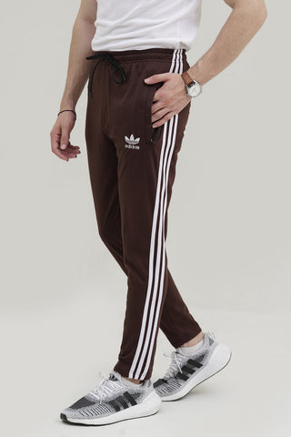 Pack Of 4 -Adi Embroidered Logo Cotton Jersey Trouser