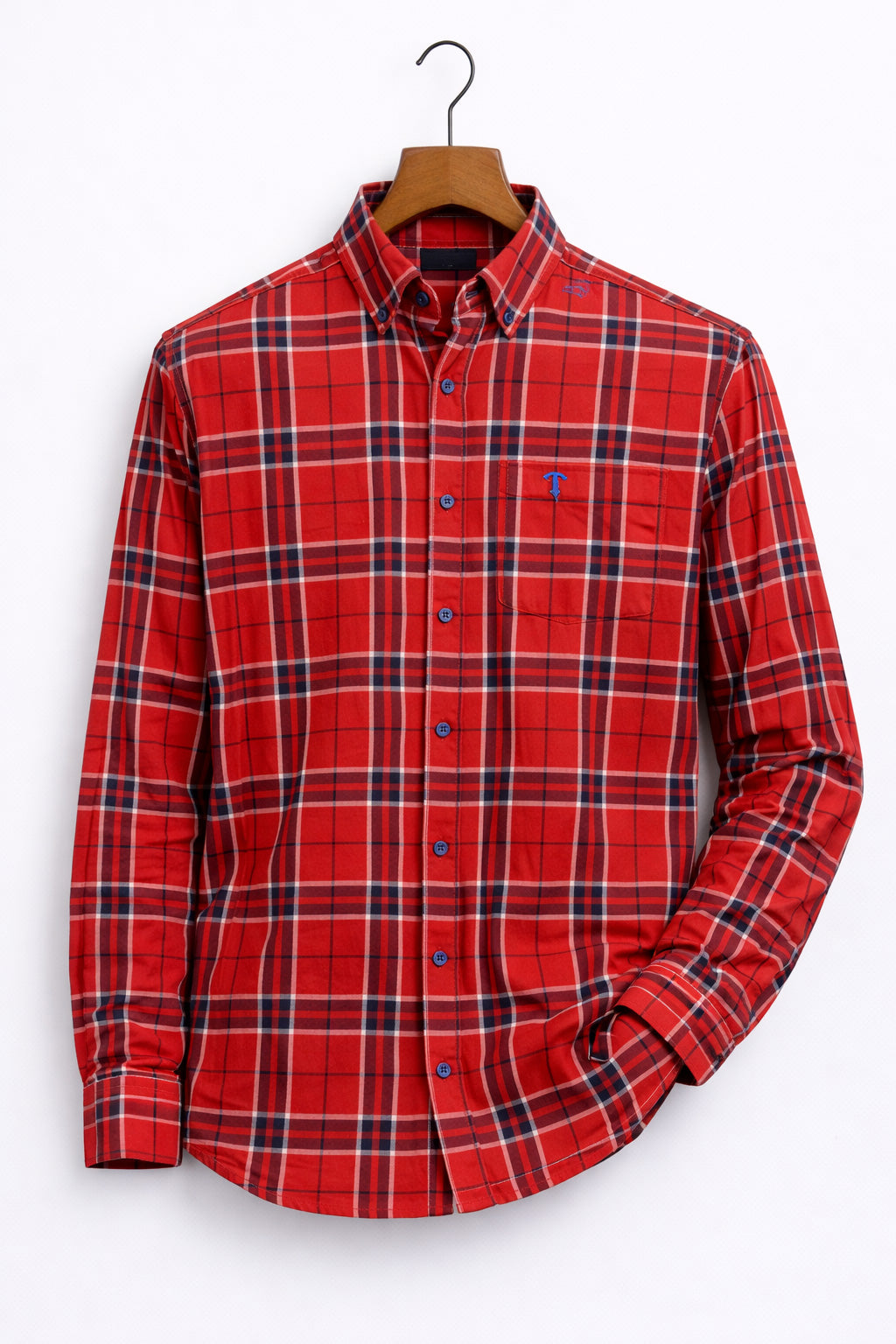 Men Casual Shirt in Wool