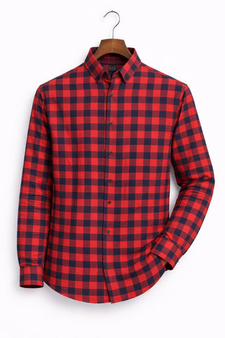 Men Casual Shirt in Wool