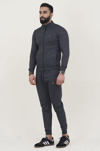 Tomy-Mockneck Warm-UP  Grey Tracksuit