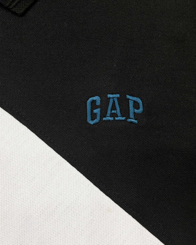 GEP Signature Polo – Modern Colorblock in Zinc-Black