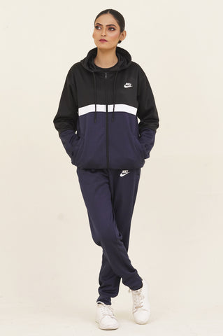 NK-Hoodie Warm-UP Blue Tracksuit