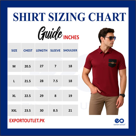 Guccii Maroon Signature Polo – Premium Dryfit Edition