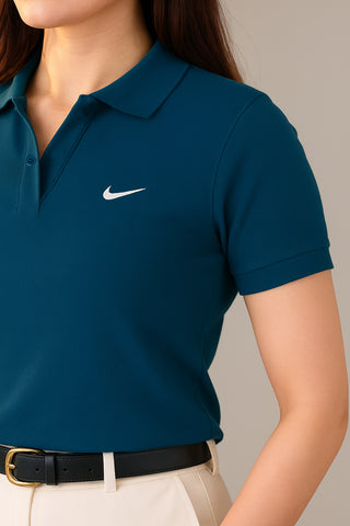 Nikee Women's Zinc Cotton Polo Shirt