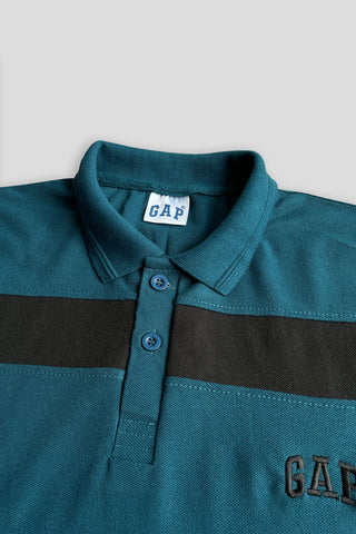 GAP Cotton PQ Embroidered Logo Zinc-Black Tracksuit