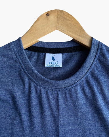 Summer-Ready Style: Breathable Polo Tracksuit in Swead Blue