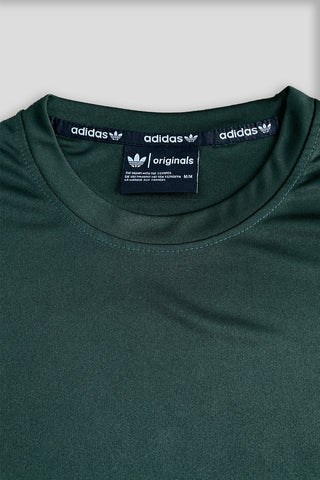 Adi-Flower Performance Dryfit Tee Green – Moisture-Wicking Dryfit Fabric