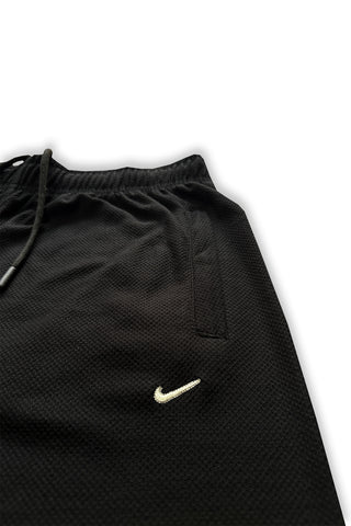 Nikee  Men’s Black Cotton PQ Trouser