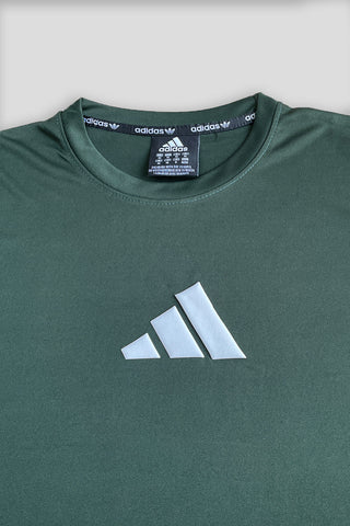 Adi Performance Dryfit Tee Dust Green – Moisture-Wicking Dryfit Fabric