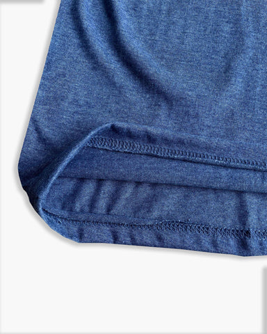 Summer-Ready Style: Breathable Polo Tracksuit in Swead Blue