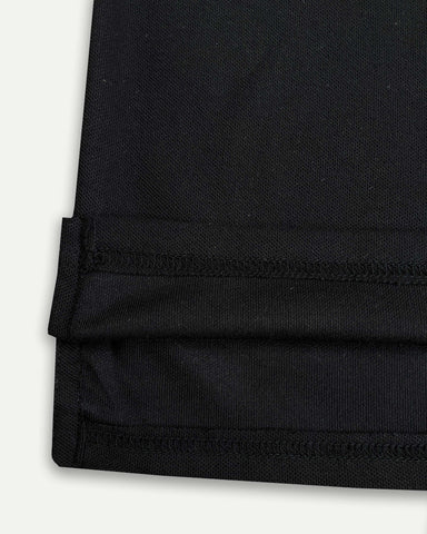 Poloo Ralfh Lauren Men’s Black Cotton PQ Polo Shirt