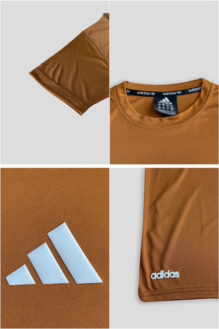 Adi Performance Dryfit Tee Mustard – Moisture-Wicking Dryfit Fabric