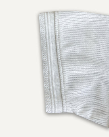 Poloo Ralfh Lauren Men’s White Cotton PQ Polo Shirt
