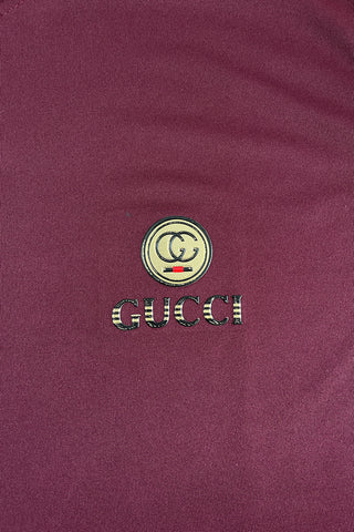 Guccii Performance Dryfit Tee Maroon – Moisture-Wicking Dryfit Fabric