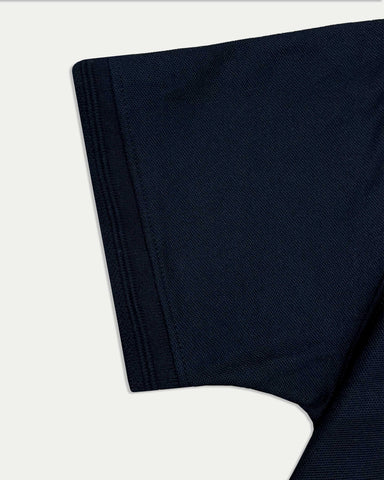 GEP Signature Polo – Modern Colorblock in Mustard-Black
