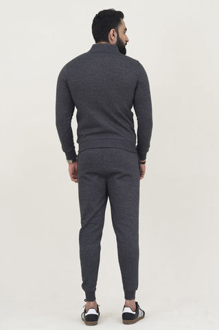 Tomy-Mockneck Warm-UP  Grey Tracksuit
