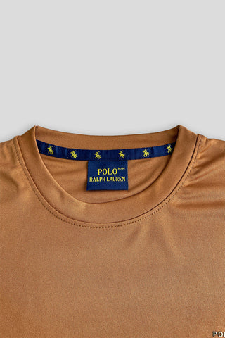 RL Performance Dryfit Tee Mustard – Moisture-Wicking Dryfit Fabric