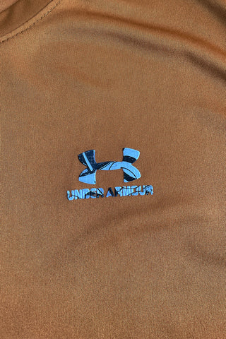 UA Performance Dryfit Tee Brown – Moisture-Wicking Dryfit Fabric